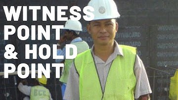 What is witness point and hold point