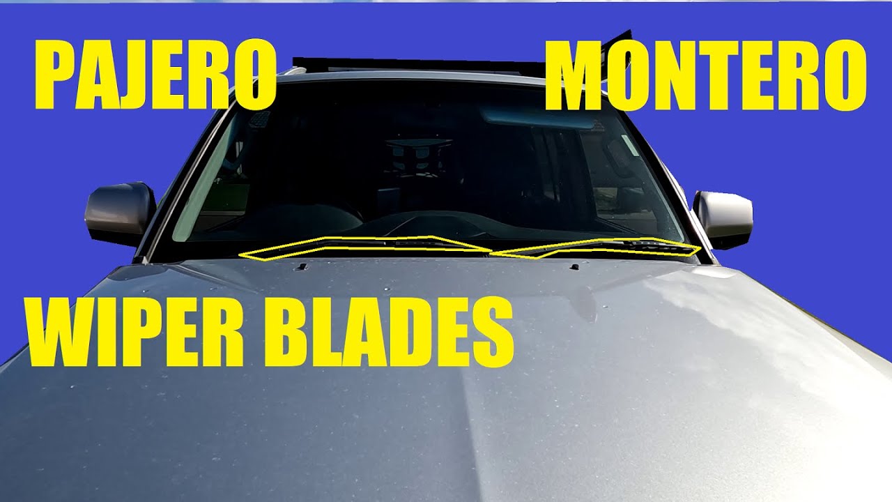 Complete Wiper Blade Set For Mitsubishi Pajero Junior H57A 1.1L - Front & Rear 4 thumbnail image