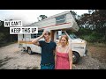 We failed were quitting rv life  thoughts after living in our camper fulltime for 2 years