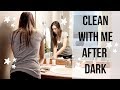 Clean With Me After Dark | Relaxing Speed Cleaning Routine