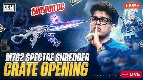 1,00,000 UC M762 SPECTRE SHREDDER OPENING | JONATHAN GAMING #jonathangaming #viralvideo 