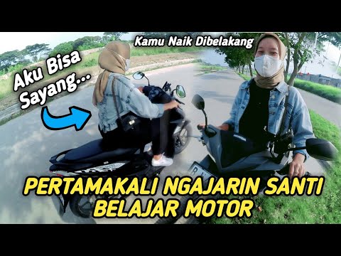 NGAJARIN PACAR NAIK MOTOR‼️AUTO MENANG BANYAK