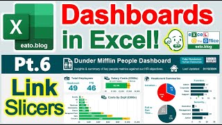 Excel Dynamic HR DASHBOARD - Part 6 SLICERS by Excel at the Office 500 views 2 weeks ago 28 minutes