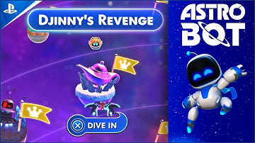 Astro Bot Djinny Revenge Secret Level. Feather Cluster Walkthrough.