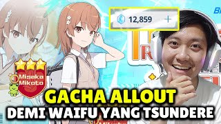 GACHA ALLOUT MISAKA MIKOTO RAILGUN X BLUE ARCHIVE INDONESIA