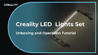 Creality Led Lights Set Unboxing And Operation Tutorial