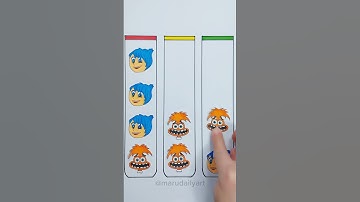 Joy Anxiety Inside Out 2 Puzzle Game #shorts #insideout2 #insideout #puzzle #satisfying #games