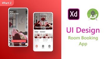 Room Booking Apps UI Template | Home Fragment with material collapsing toolbar layout (Part 2)