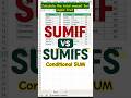 SUMIF vs SUMIFS Explained: Master Conditional Sums in Excel!