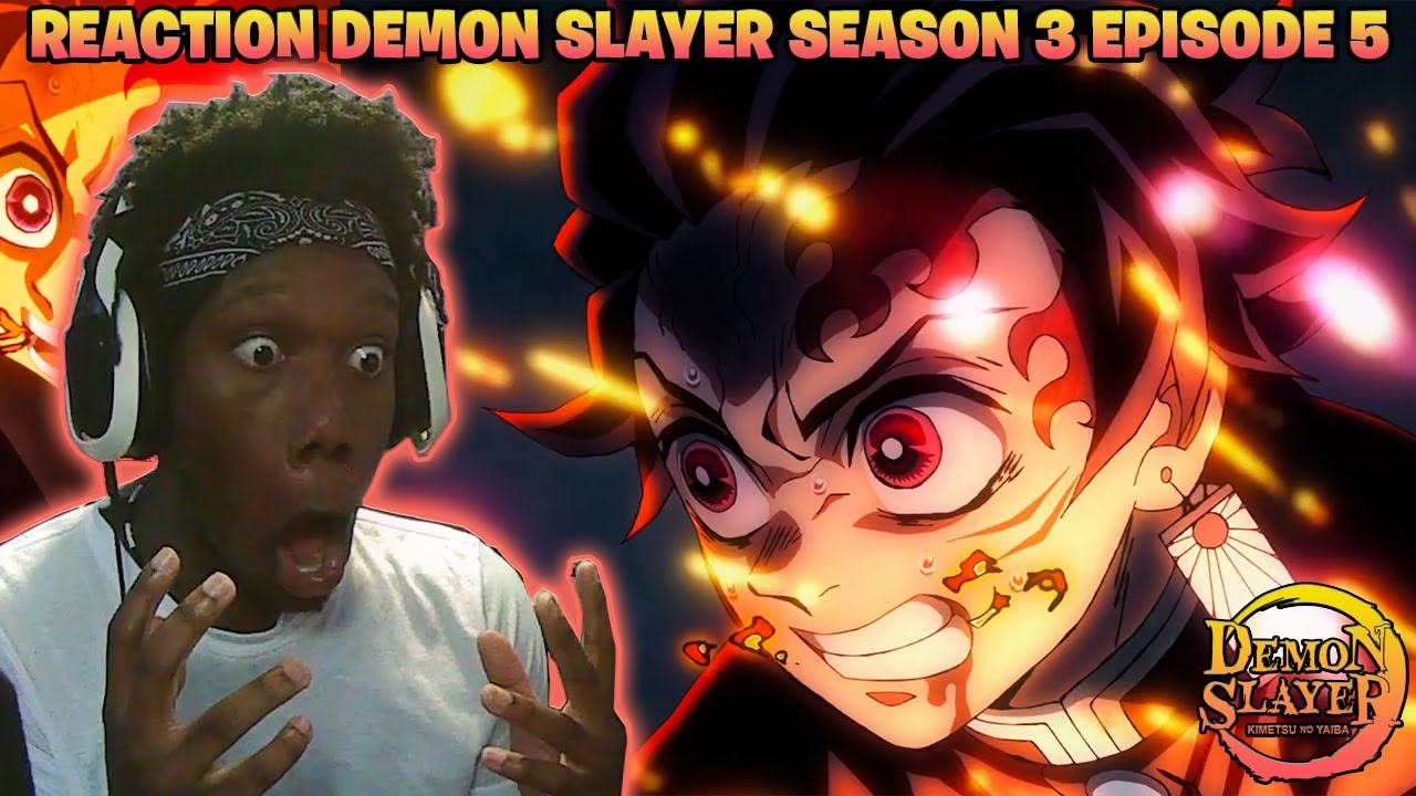 Demon slayer (kimetsu no yaiba) react ep 5 temp 3