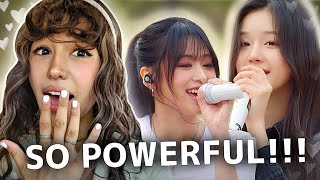 So Powerful Babymonsters Ahyeon  And Pharita   Like That  Begin Again Open Mic Reaction
