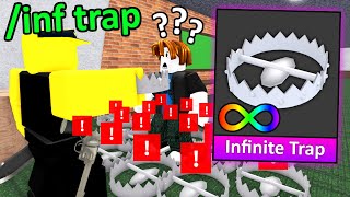 Trolling with Admin Command Infinity Traps (Murder Mystery 2)