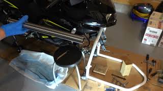 Kawasaki Ninja 250 RHS fork leg removal & repair: Part 4