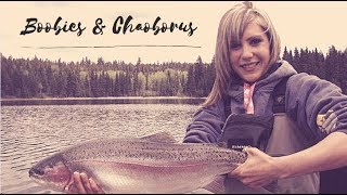 Vokey and Chan - Fly Fishing for Huge Rainbow Trout with Boobies and Chaoborus