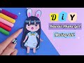 DIY moving kawaii anime doll / HOW TO MAKE PAPER DOLL /Playing with handmade paper doll /Kawaii Doll