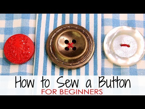 How to Sew a Button - for Absolute