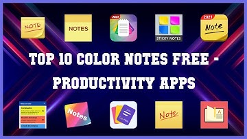 Top 10 Color Notes Free Android Apps