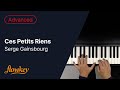 Ces Petits Riens - Serge Gainsbourg (Piano Tutorial)