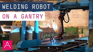 Robot on a Gantry | ABAGY ROBOTIC WELDING