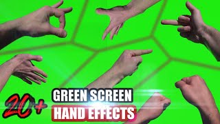 Green Screen Hand (20+ Effects 4K / Free Download Link)