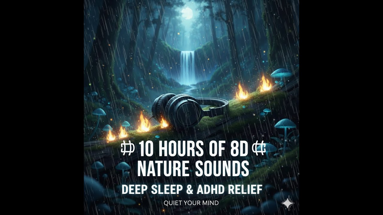 ​🎧 10 Hours of 8D Nature Sounds | Deep Sleep & ADHD Relief | Quiet Your Mind 