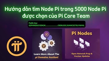 Hướng dẫn tìm Node Pi trong 5000 Node Pi được chọn của Pi Core Team