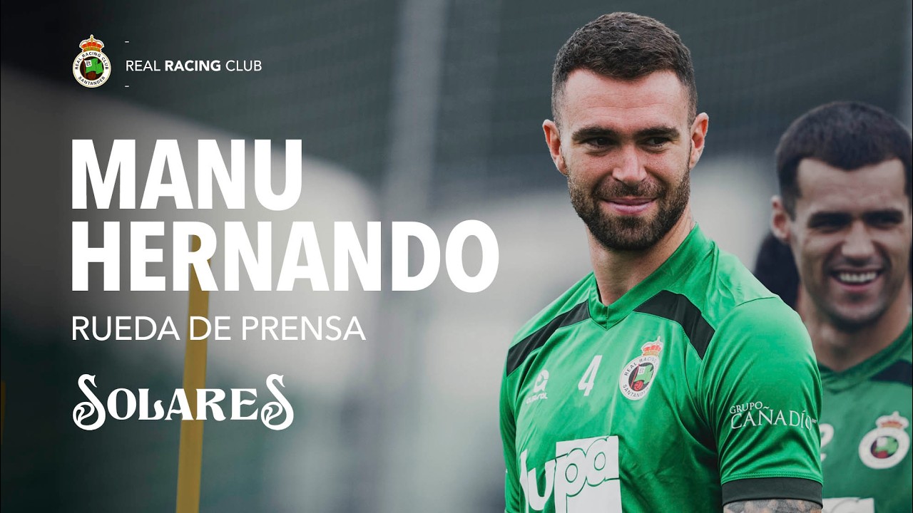 Rueda de prensa de Manu Hernando 19 de agosto de 2026 | Real Racing Club