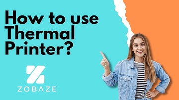 How to use thermal printers? | Inventory | staff | sales | Zobaze Pos