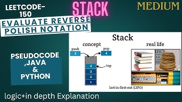 Evaluate Reverse Polish Notation|Leetcode-150|Stack data structure