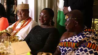 Royal Celebration: Otumfuo Osei Tutu II & Chief Gabriel Igbinedion, The Esama of Benin.