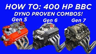 HOW TO BUILD CHEAP, EASY, JUNKYARD 400HP BBC COMBOS! GEN 5 454, GEN 6 454 & GEN 7 8.1L 496 POWER.