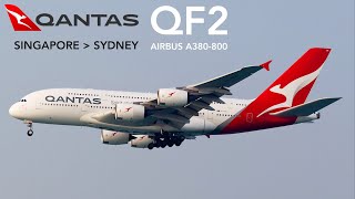 Qantas Airways QF2 : Flying from Singapore to Sydney