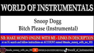 Snoop Dogg - Bitch Please (Instrumental)