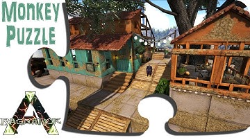 Exploring Ragnarok in Game - Ep 41 - Enlightened Leveling & eco Island Home Decorating - ARK Map DLC