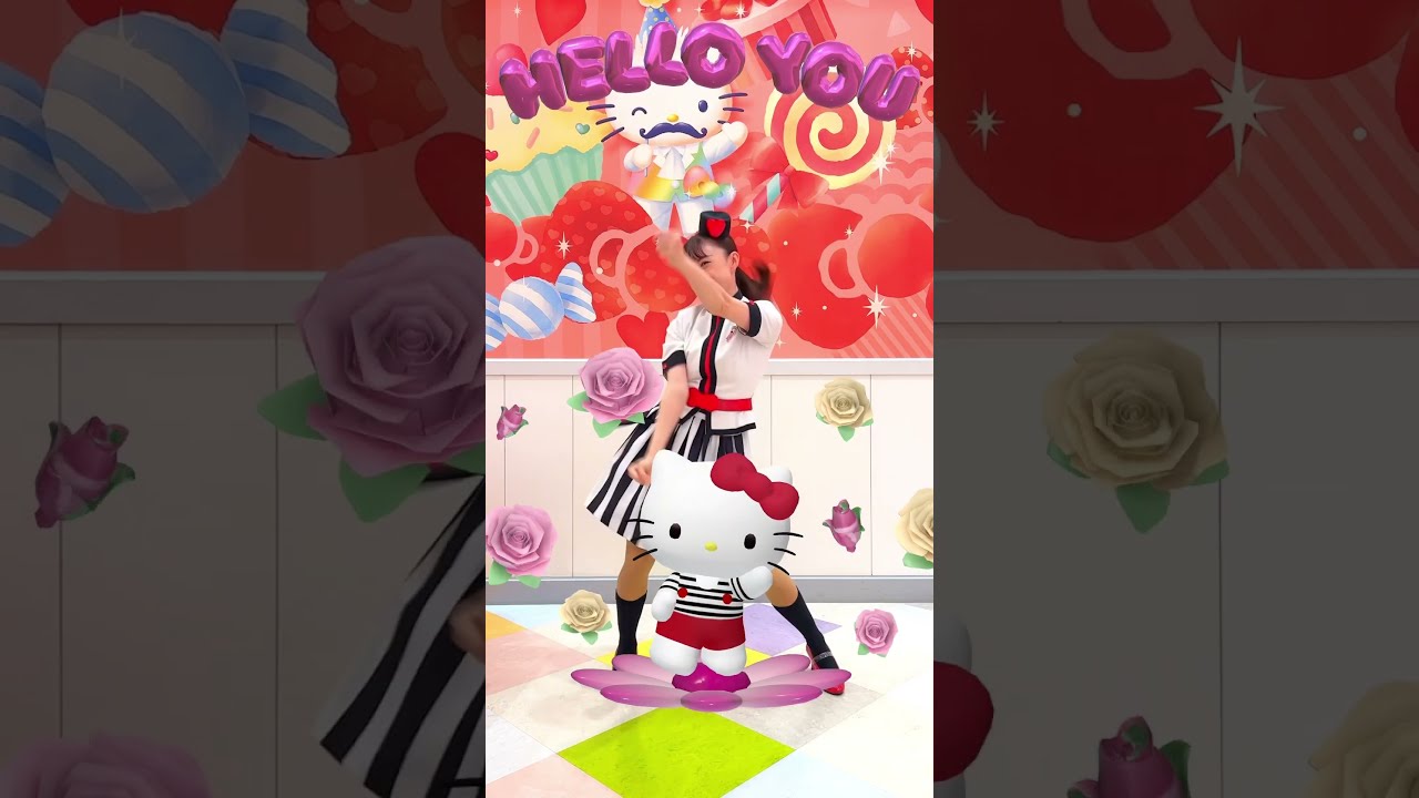 Hello Kitty Dance!🕺 #hellokittyARdance #hellokitty50th