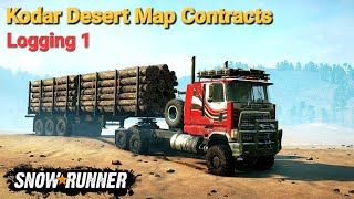 SnowRunner: Kodar Desert Map Contracts - Logging 1 @TIKUS19