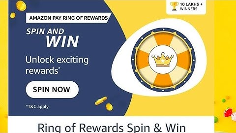 Amazon Pay Ring Of Rewards spin And win Quiz Answers Today Amazon Quiz Answers Today l 15 Feb. 2022