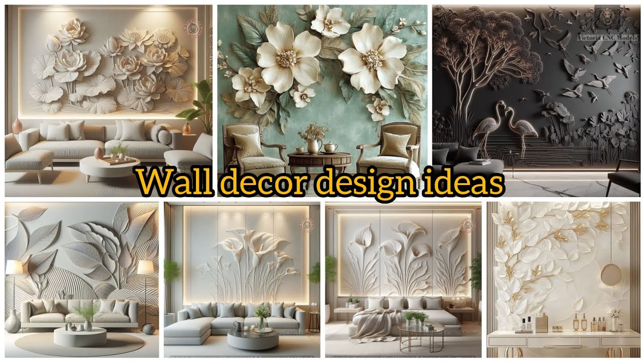 100 Modern PVC Wall Panel Design for Bedroom 2025| Wall Decoration ...