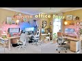 Ultimate home office tour  collaborative work from home setup of designers engineers  artists