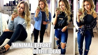 LAST MINUTE OUTFIT IDEAS / NO EFFORT OUTFITS FOR SCHOOL & COLLEGE