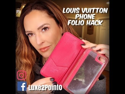 Easy DIY Louis Vuitton Phone Case  Upcycled LV Iphone Case 