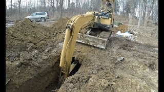 Digging under frost for a new electric service