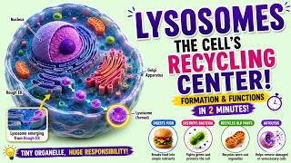 Lysosomes: Formation & Functions Explained with 3D Animation