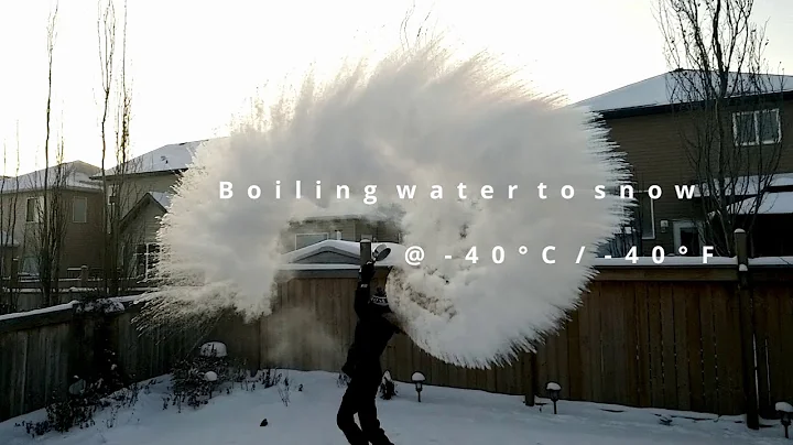 Making Snow with Boiling Water *HUGE MPEMBA EFFECT* experiment at SUB-ZERO temperatures
