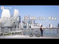 Cycling at Marina Bay Singapore | 濱海灣騎行 | 看遍新加坡城市最美地標: 博物館，魚尾獅，金沙，濱海藝術中心... 【SUB】#019