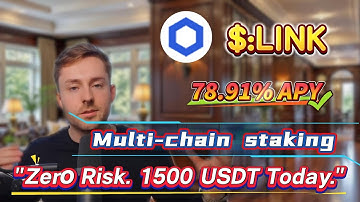 No-Risk LINK Staking: Achieve 78.91% Annual Yield Easily! The Simplest Mining Guide