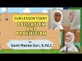 Download Lagu obligation and prohibition . by Santi Manda Sari, S.Pd.I