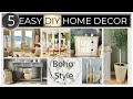 Home Decor DIY: Candle Holder Drawer Pull Chalk Painted Furniture, Jute planter, Macrame chair swing