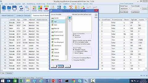 Model fitting and scoring with BlueSky Statistics