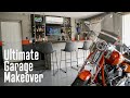 Motorcycle Man Cave / Garage Bar Makeover ... a gift to my Dad